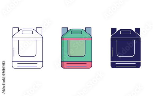 pesticide chemicals vector icon