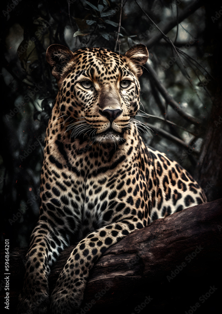 Obraz premium Wildlife Animal Illustration