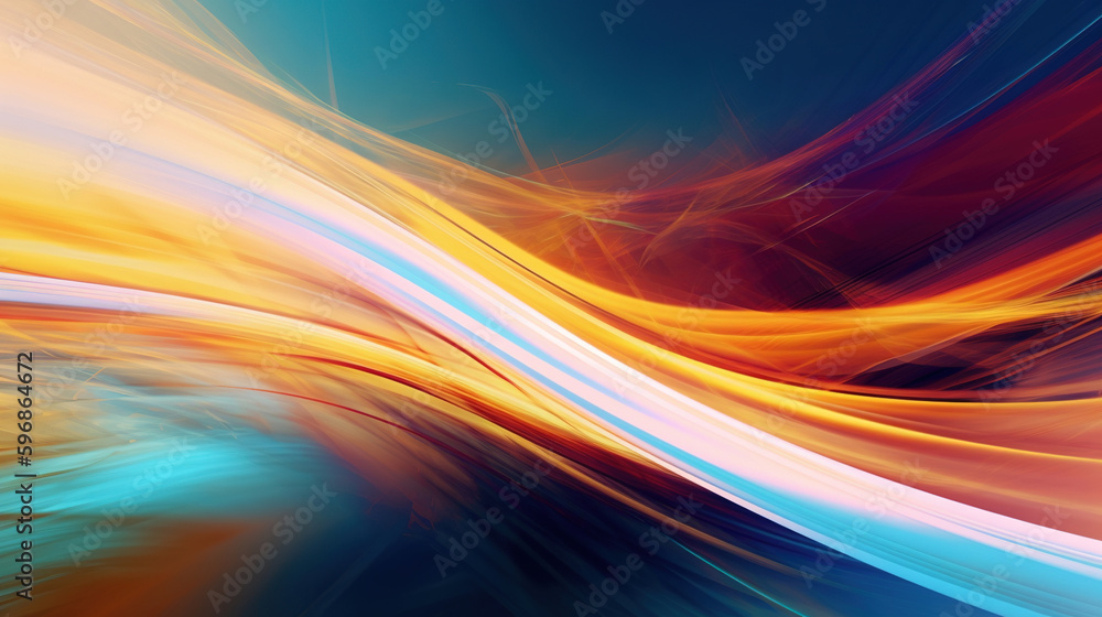 abstract background with lines. Generative Ai abstract background with lines. Generative Ai