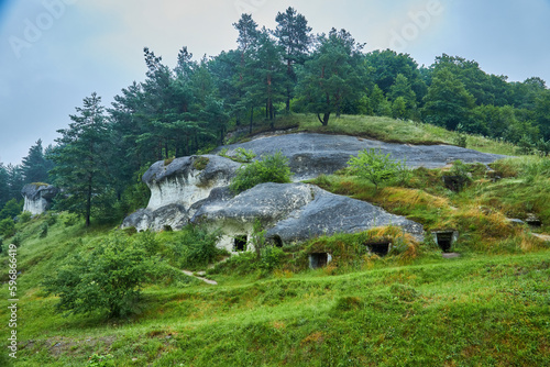 Big old cave houses from outside © Ryzhkov Oleksandr