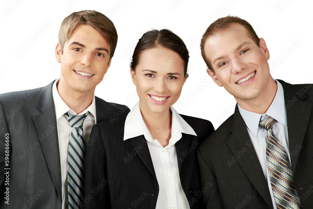 Friendly Business People - Isolated Friendly Business People - Isolated