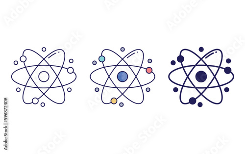 atom vector icon