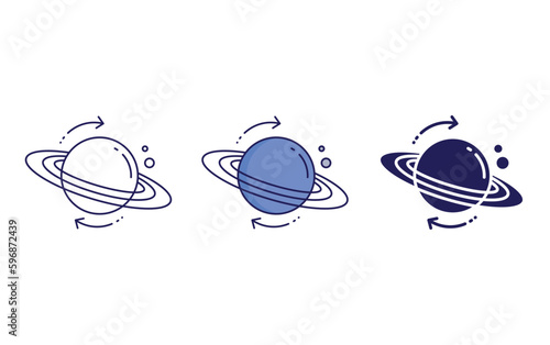 astrophysics vector icon