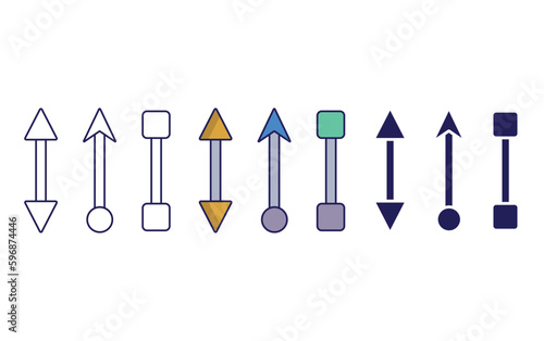 Outline Studs vector icon