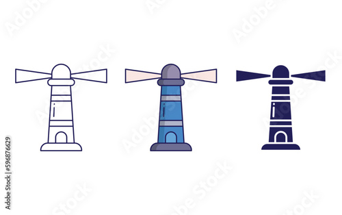 Lighthouse vector icon
