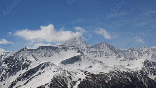Wallpaper Mural Snowy Alps Mountain from Mont Blanc, Real Time
 Torontodigital.ca