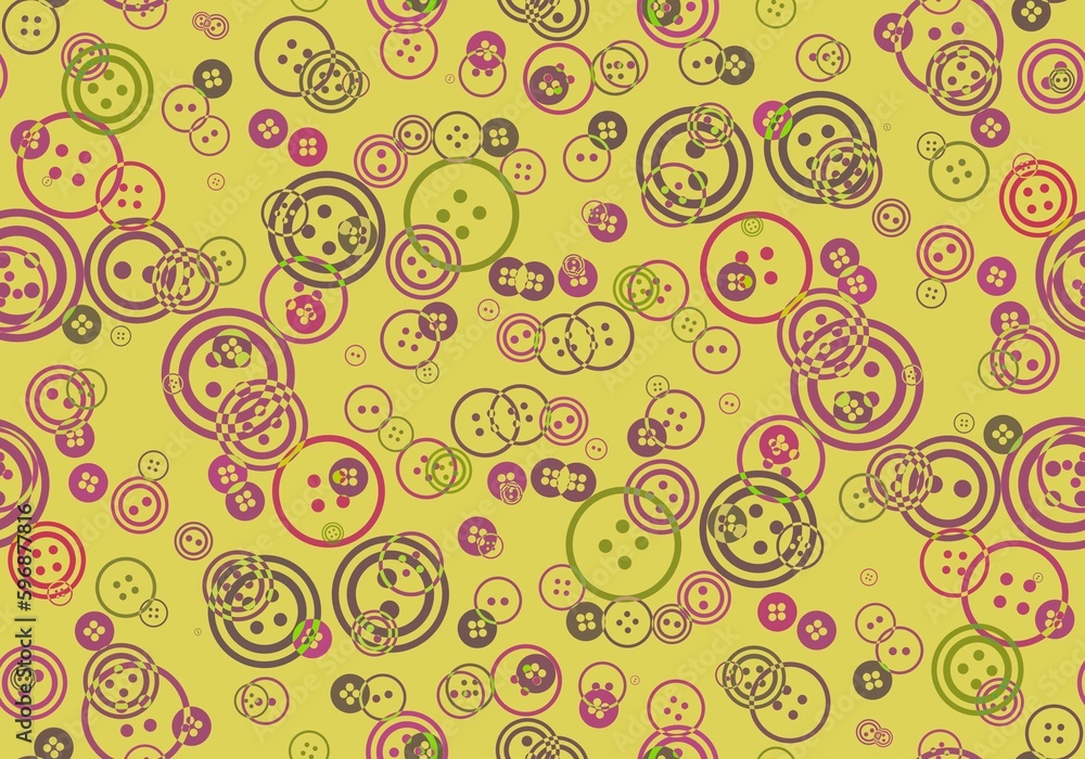 Sewing buttons and pins seamless hobbies pattern for fabrics and linens and wrapping paper Sewing buttons and pins seamless hobbies pattern for fabrics and linens and wrapping paper