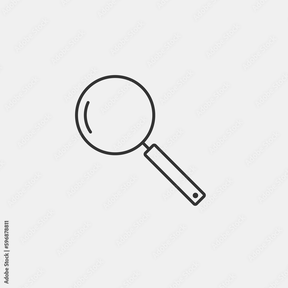 Search vector icon illustration sign Search vector icon illustration sign