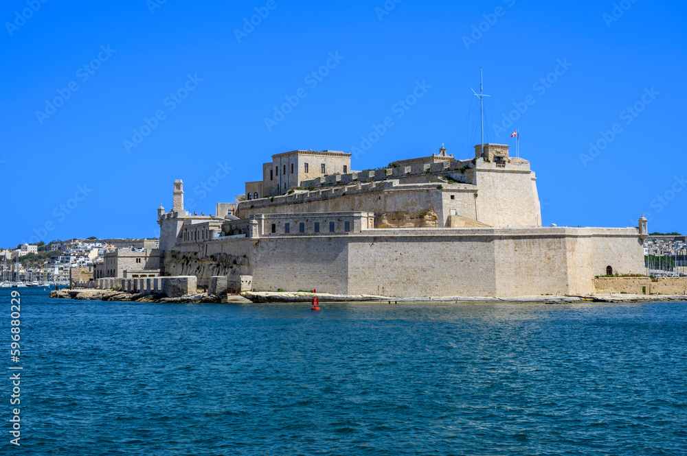 Landscape of La Valetta in Malta.