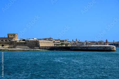 Landscape of La Valetta in Malta.