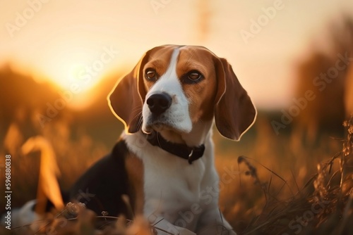 beagle in the grass © dehrig