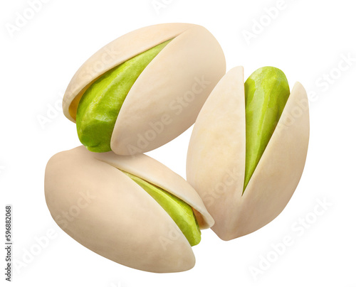 Wallpaper Mural Three delicious pistachios cut out Torontodigital.ca