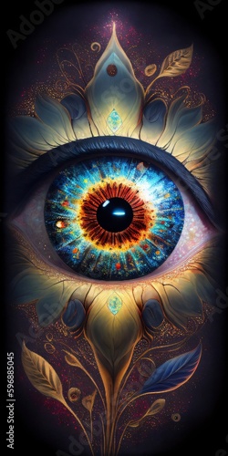 Surreales Auge - generative AI