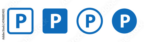 Parking sign set