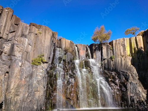 Cascadas en prismas de Aculco