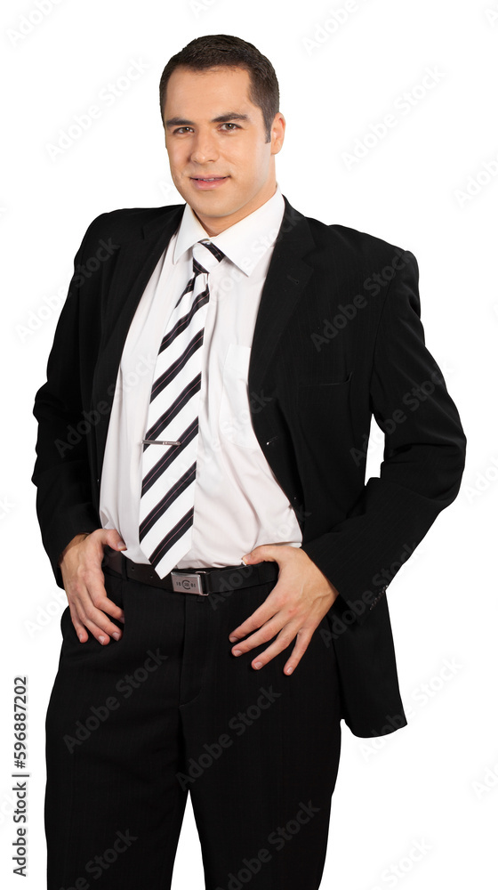 Businessman with hands on hips Businessman with hands on hips