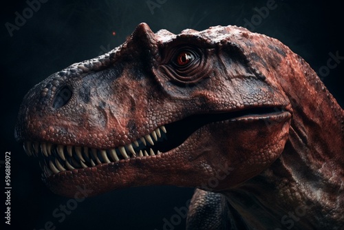 An image of a Ceratosaurus. Generative AI