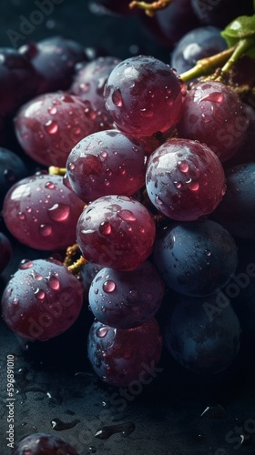 Fresh Grape. Generative AI