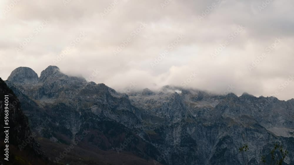 landscape timelapse in the mountains theth albania landscape timelapse in the mountains theth albania