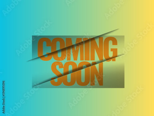 coming soon background with satisfied glorious design 3d abstract
