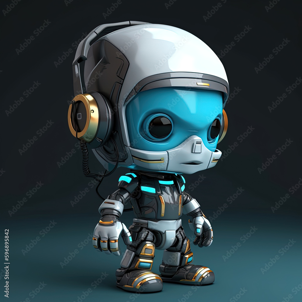 Cute creatures illustration. Generative AI. Cute creatures illustration. Generative AI.
