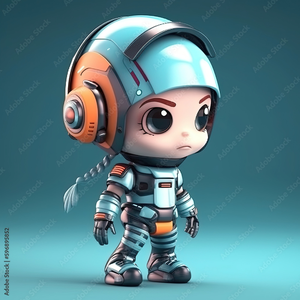 Cute creatures illustration. Generative AI. Cute creatures illustration. Generative AI.