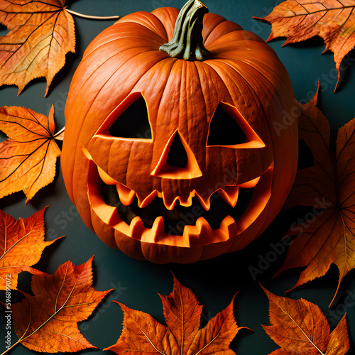 Spooky Pumpkin Images | High-Quality Halloween Jack-O'-Lanterns for Your Creative Design Projects