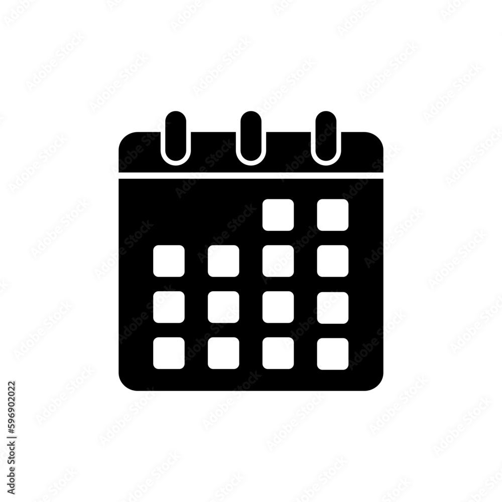 calendar icon vector. Calender symbol calendar icon vector. Calender symbol