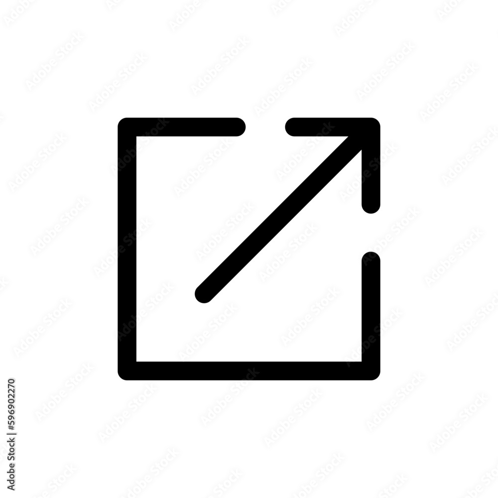 External link icon vector. hyperlink chain symbol. download, share, External link icon vector. hyperlink chain symbol. download, share,