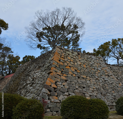 岡山城石垣 photo