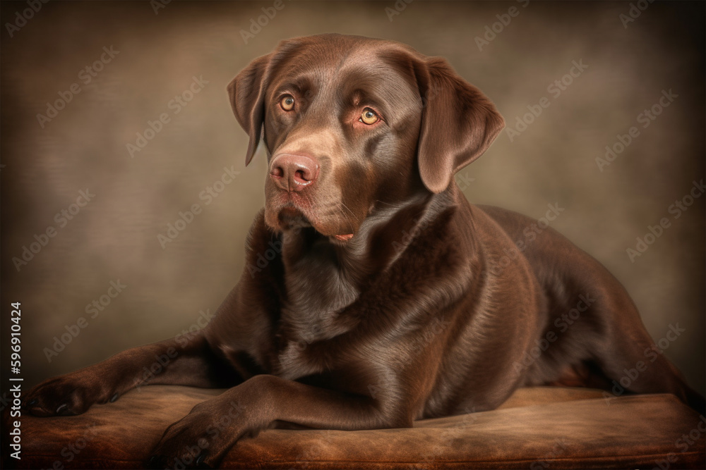 brown Labrador retriever