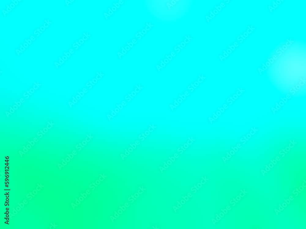 Abstract blur background image of green, blue color gradient used as an illustration. Designing posters or advertisements.
