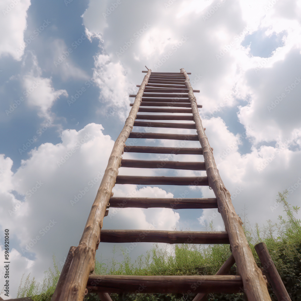 Hands climbing stairway to heaven Hands climbing stairway to heaven