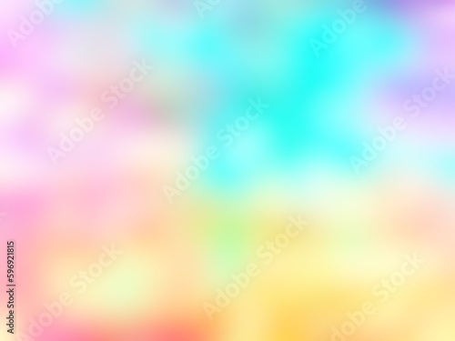 Abstract blur background image of colorful gradient used as an illustration. Designing posters or advertisements.
