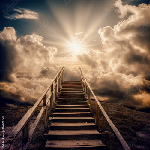 Stairs leading to heaven