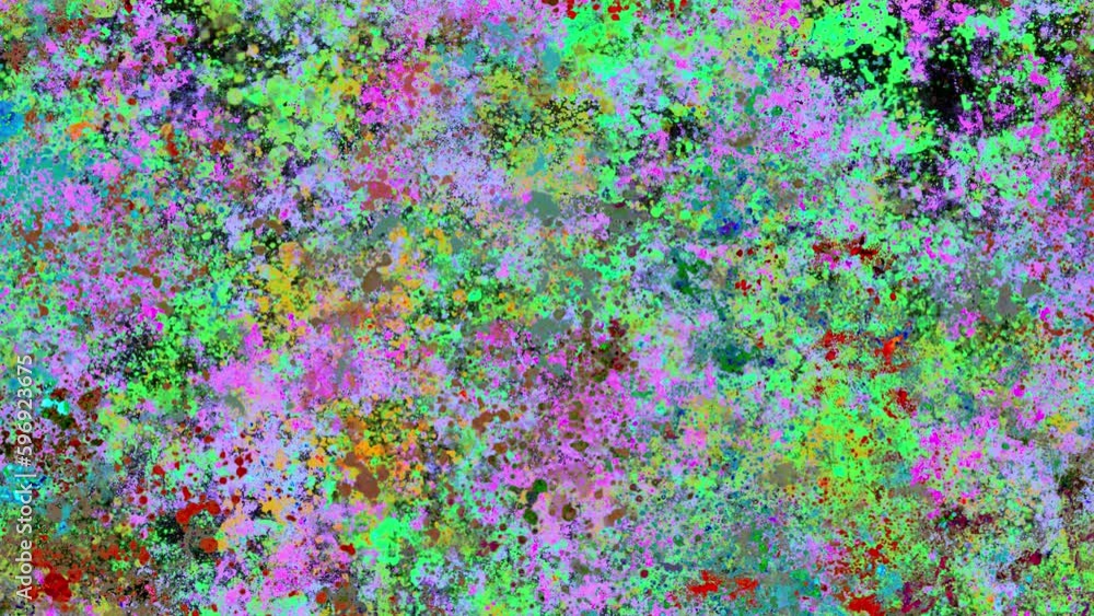 Spray paint art animation background. 2D computer rendering pattern Spray paint art animation background. 2D computer rendering pattern
