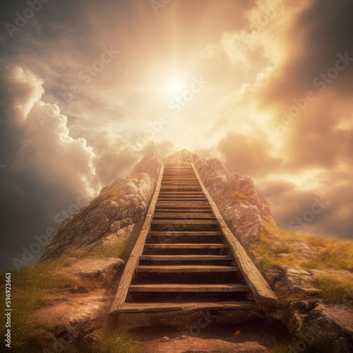 Stairs leading to heaven © PolacoStudios