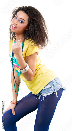 Dancing Teenage Girls 1980s Disco Style © BillionPhotos.com