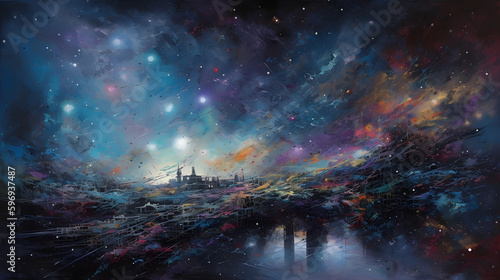 Wallpaper Mural 宇宙の星々 No.002 | Stars of the Universe Generative AI Torontodigital.ca
