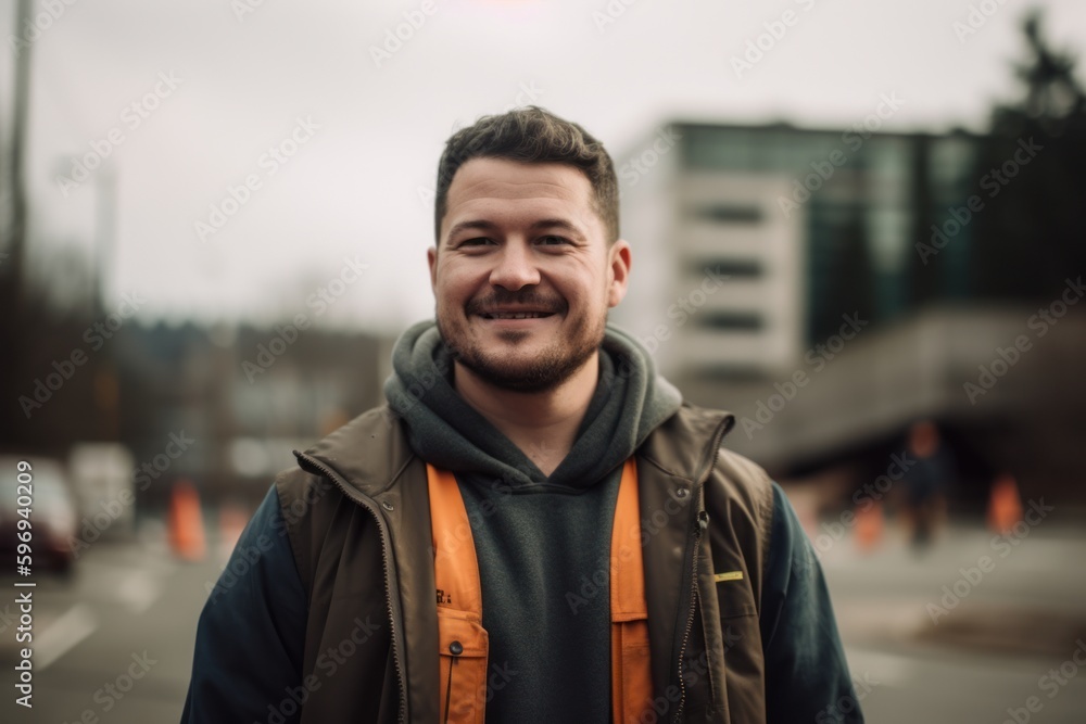 young handsome hipster man outdoors in the city, lifestyle people concept