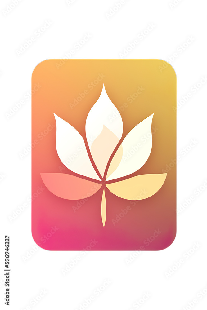 A logo of a flower A logo of a flower