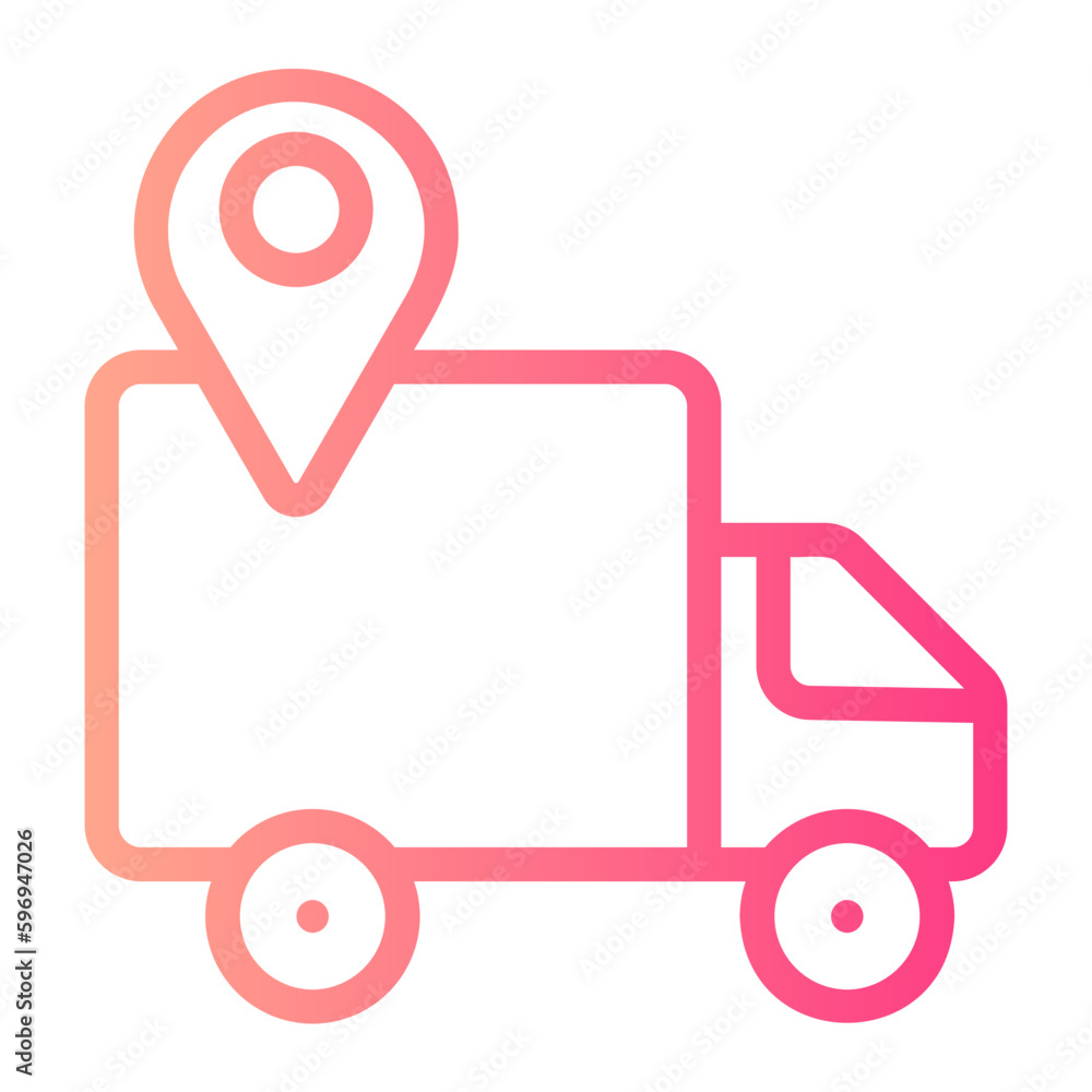 tracking gradient icon tracking gradient icon