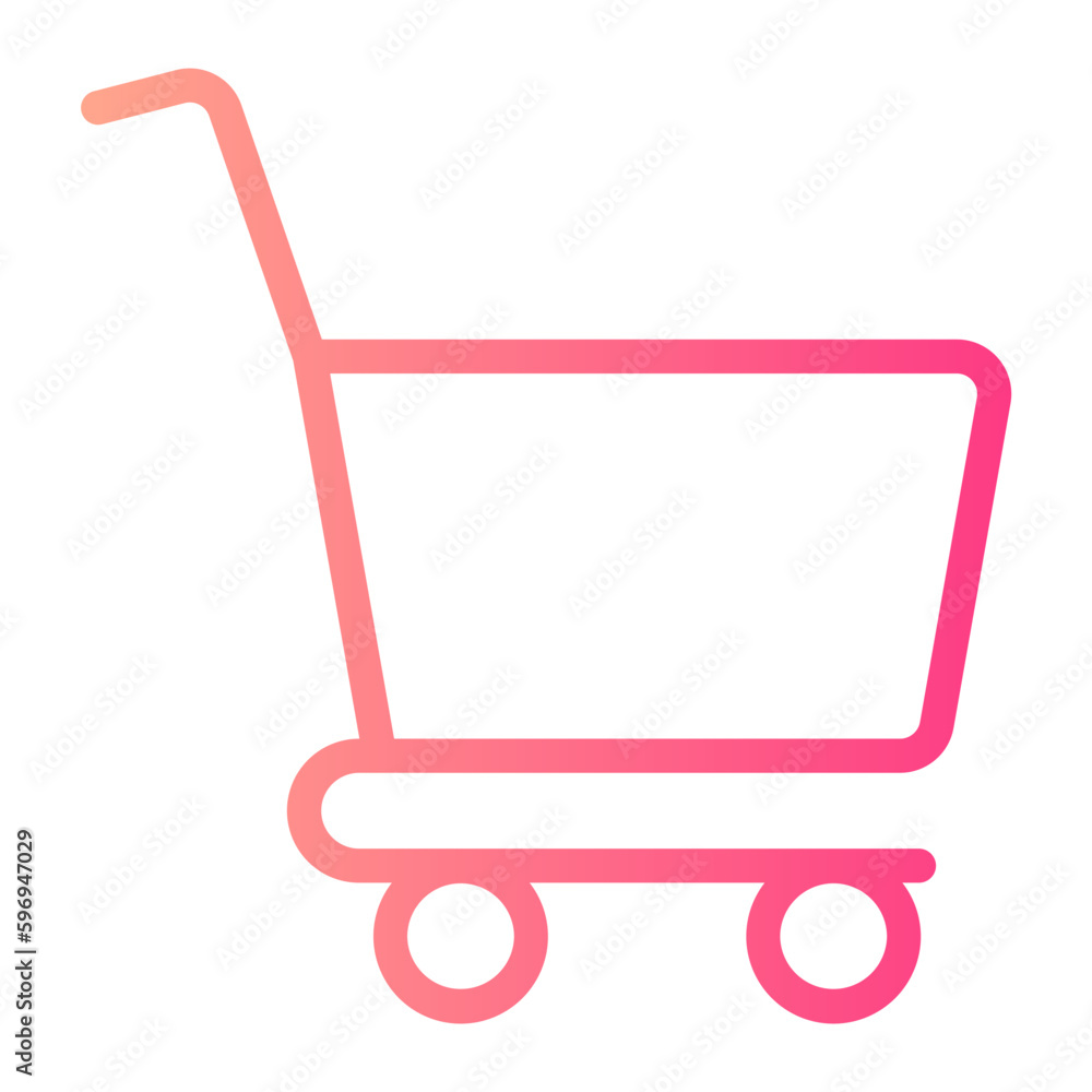 shopping cart gradient icon shopping cart gradient icon