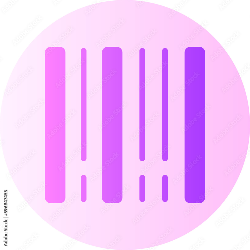 barcode scan gradient icon barcode scan gradient icon