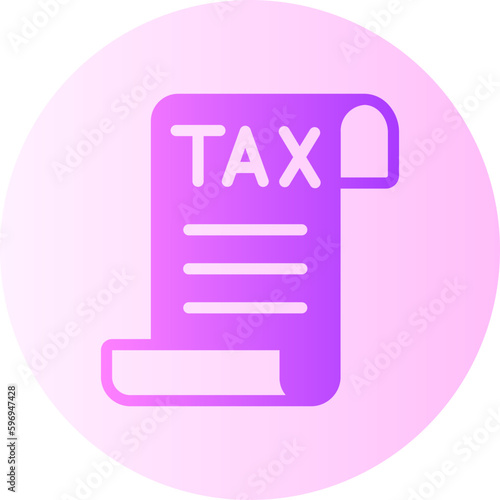 tax gradient icon