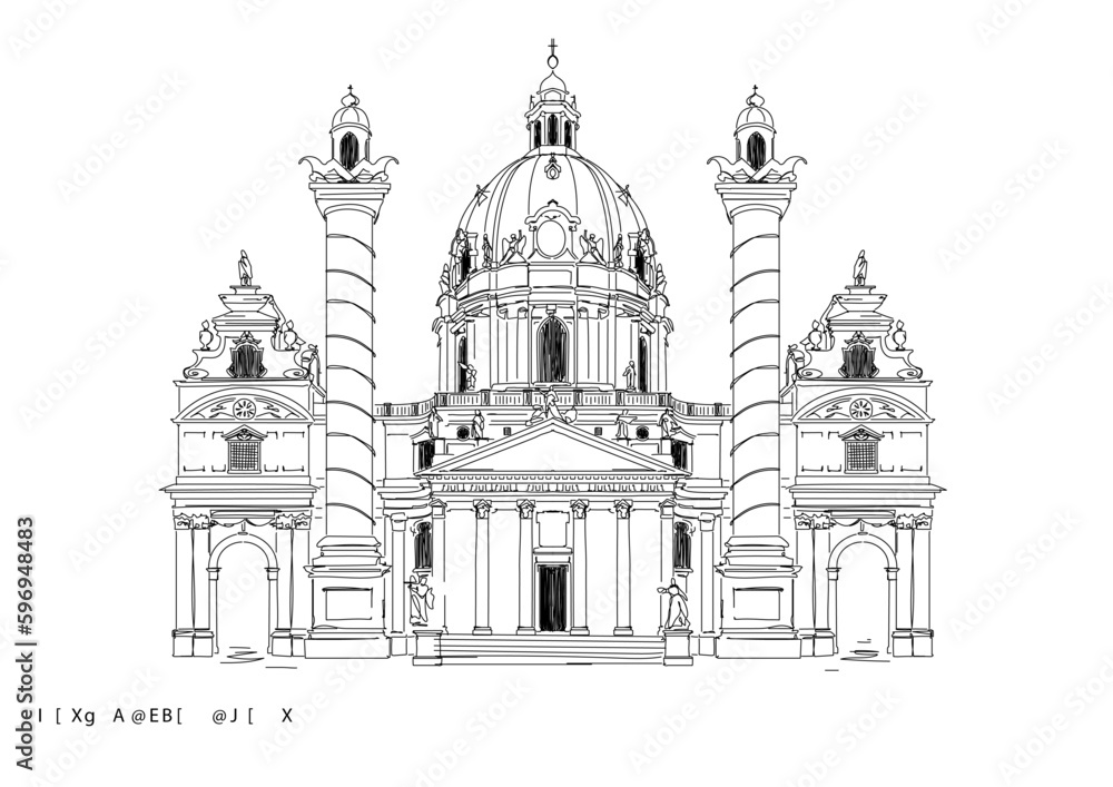 Karlskirche
オーストリア　ウィーン　カール教会