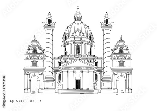 Karlskirche オーストリア ウィーン カール教会