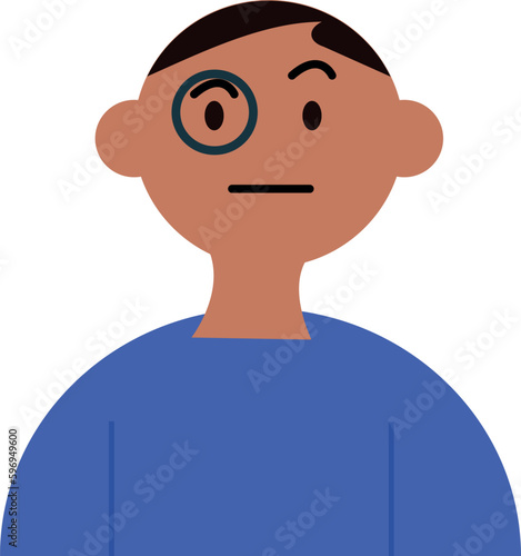 Confused Man Cartoon Illustration Vector Art