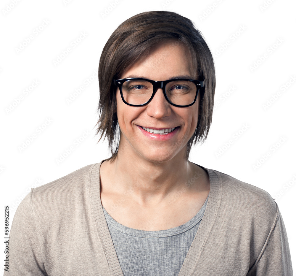 Torso and head shot of a college aged caucasian male Torso and head shot of a college aged caucasian male