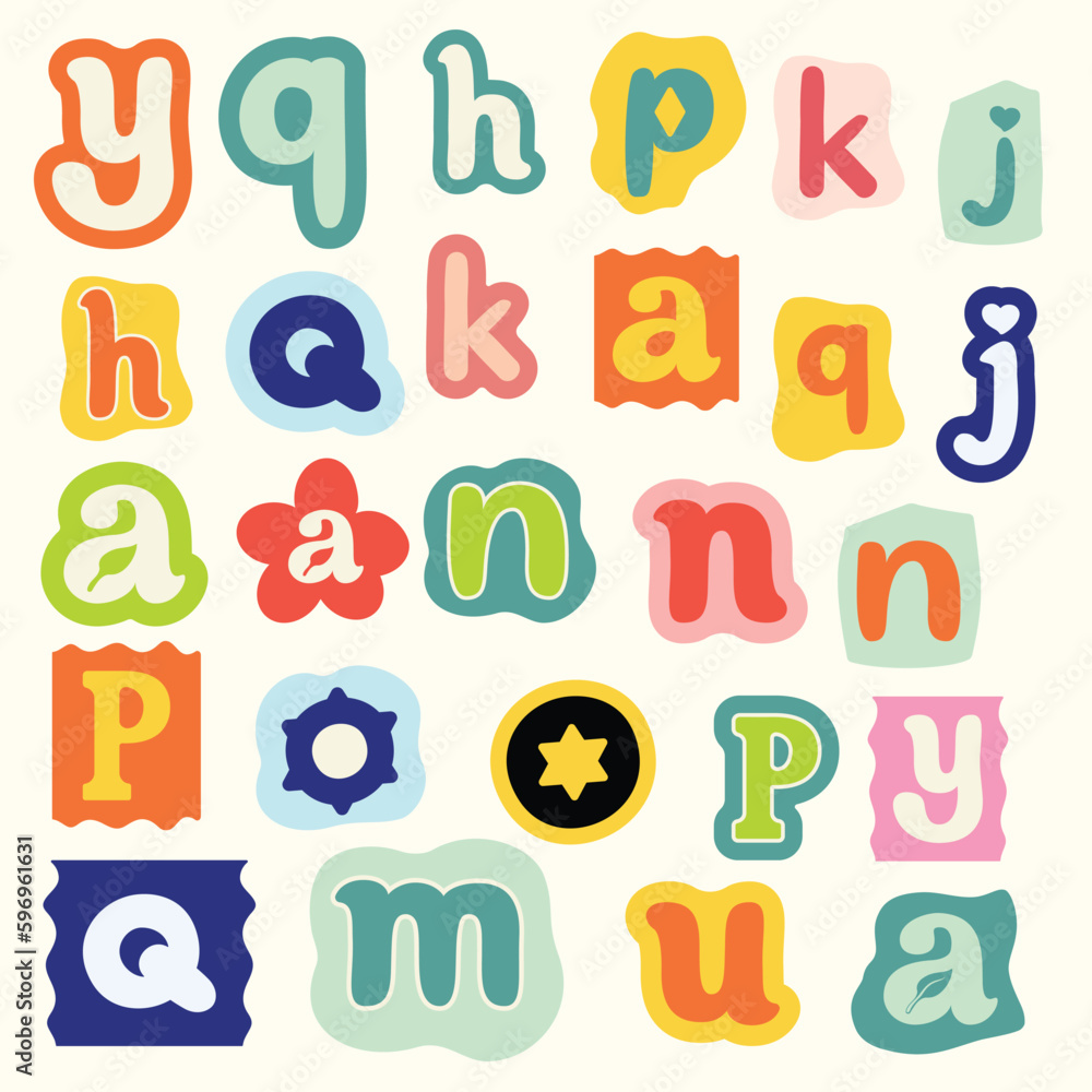 colorful alphabet letters colorful alphabet letters